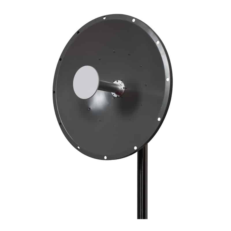 Antenne parabolique 2.4GHz 18dBi à double polarisation 2x2 MIMO
