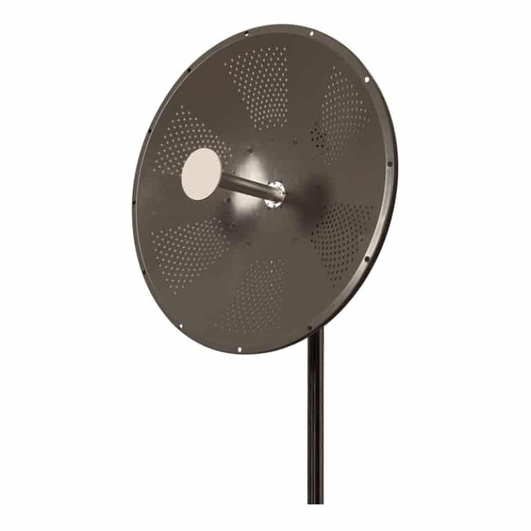5GHz 34dBi Antenne parabolique 2x2 MIMO à haut gain et double polarité