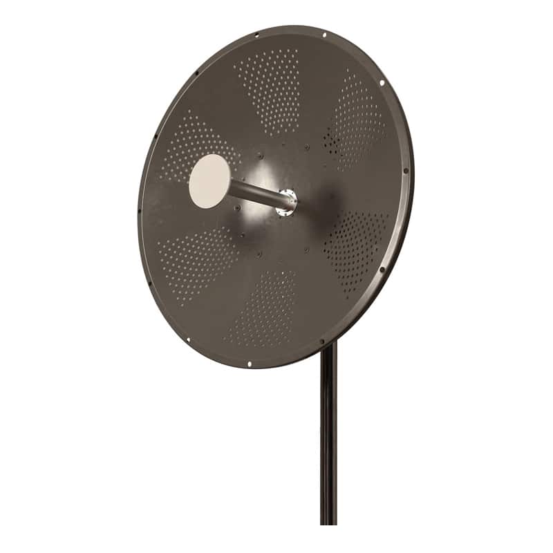 5GHz 34dBi Antenne parabolique 2x2 MIMO à haut gain et double polarité