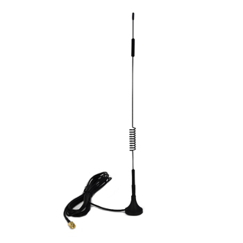 Sourcingmap Antenna Auto Universale AM/FM - Base Magnetica - Cavo 173 Cm - Colore Nero